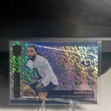 DAKOTA ALLEN 2019 Panini Unparalleled RC Rookie FLIGHT #285 Rams Texas Tech