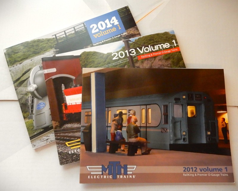 MTH ELECTRIC TRAINS CATALOGS 2012-13-14 Lot of 3 Model Railroad Books