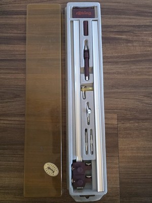 Rotring Beam Compass Set R531 100 Rare