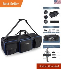 Professional 30.5" Camera Gear Bag with Protective Padding  Multipurpose Design