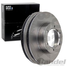 2X EUROBRAKE BREMSSCHEIBEN 289mm BELÜFTET VORNE PASSEND FÜR TOYOTA 4 HILUX VW