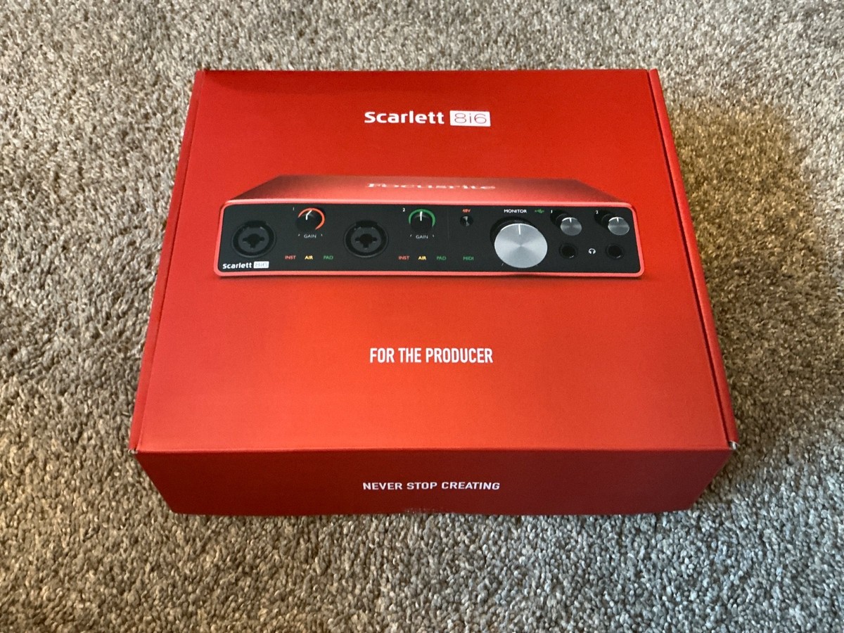 FOCUSRITE SCARLETT 8i6 3rd Gen Audio interface | eBay