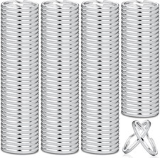 200Pcs Split Key Rings Bulk for Keychain and Crafts, 1 Inch 25Mm