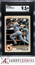 1983 FLEER #70 CAL RIPKEN JR. ORIOLES HOF SGC 9.5