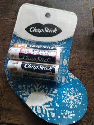 Lot 5 ChapStick Lip Balm Sticks Vanilla,Peppermint, Cocoa, Sugar Cookie, Pumpkin