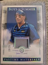 2025 Panini Boys of Summer Baseball “Pastime Materials” Joe Girardi card,...