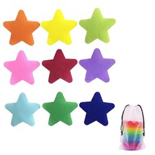 WELSTIK Carpet Markers Spots for Classroom, 4" Rug Star shape Marker Dots for...