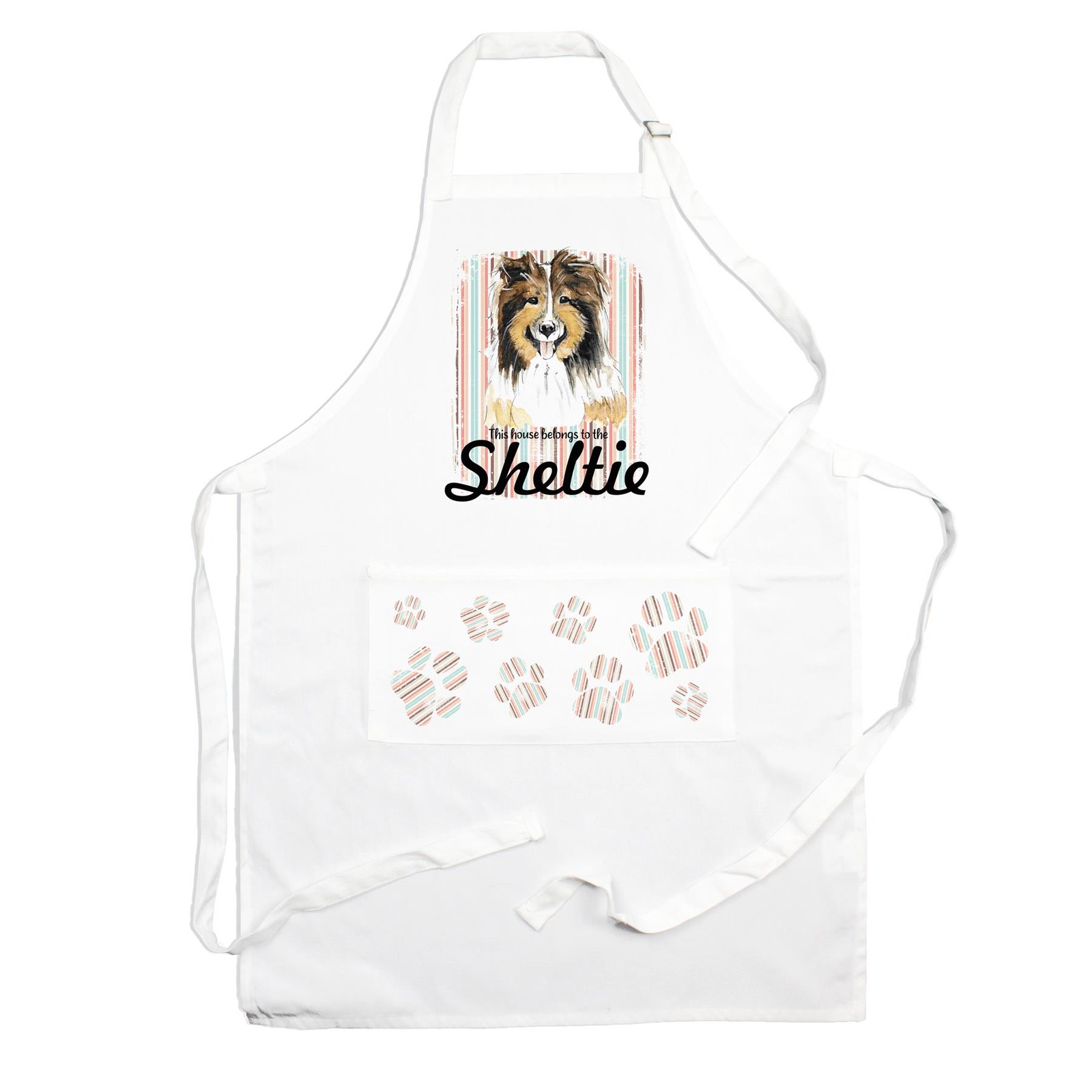 Sheltie Apron - Novelty Kitchen Gift for Dog Lovers