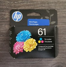 HP 61 Original Ink Cartridge - Tri Color CH562WN Sealed NEW Exp. Jan 2028