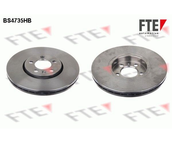 2X FTE Bremsscheibe Vorderachse 288Mmbs4735Hb-image
