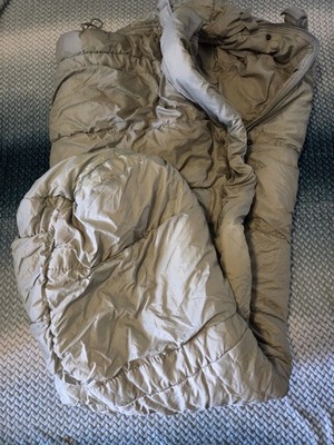VGC USGI MODULAR INTERMEDIATE COLD WEATHER MUMMY SLEEPING BAG URBAN GRAY-TENNIER