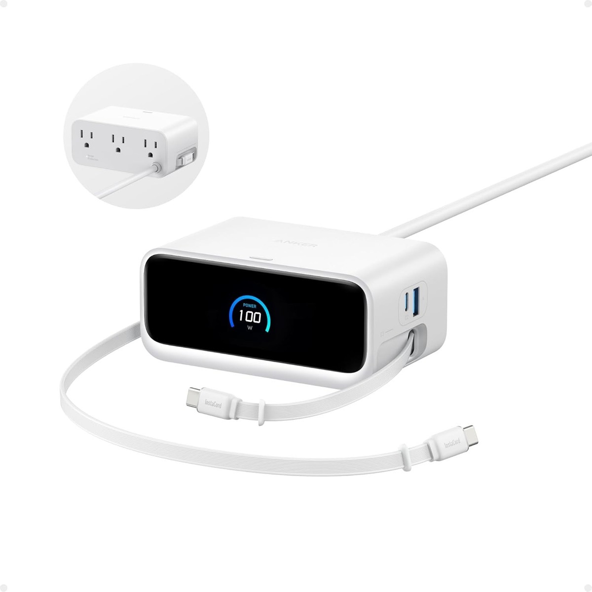 Anker Nano Charging Station, 7-in-1 USB-C Power Strip 100W Desktop Fast  Charging