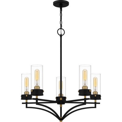Hillside 5-Light Chandelier in Matte Black