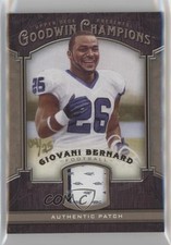 2014 Upper Deck Goodwin Champions Memorabilia 4/25 Giovani Bernard Patch 1u6