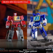 DR.WU DW-E02A&DW-E16A MONITOR SOUND MASTER WITH MINI Tape 2pcs Head 6cm ROBOTS