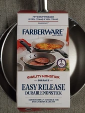 New Farberware® Cookstart Aluminum DiamondMax Nonstick 2-pc. Skillet Set