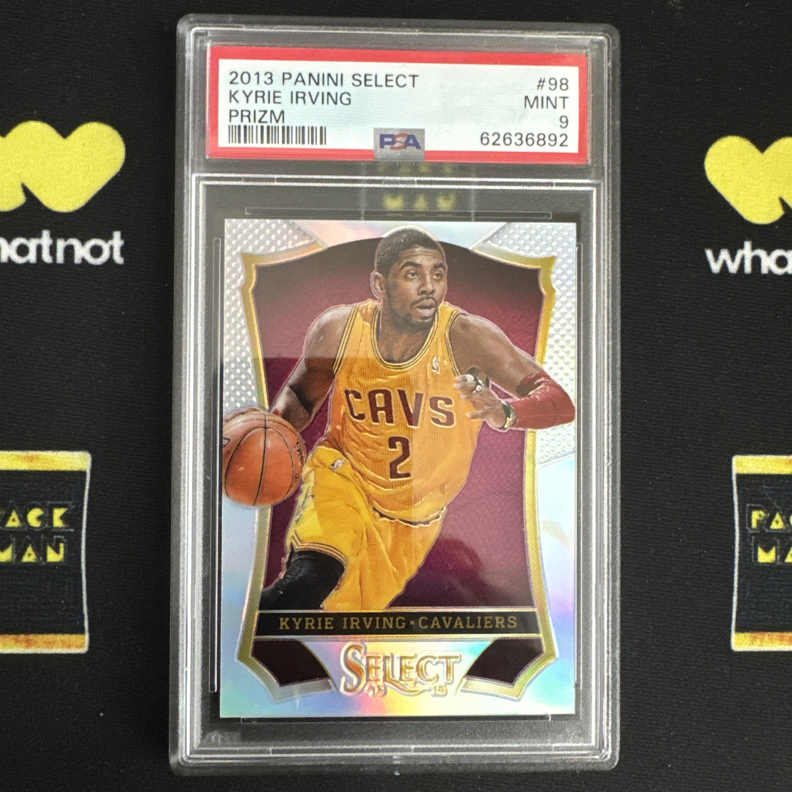 Kyrie Irving 2013-14 Panini Select Silver Prizm 2nd Year Cavaliers #98 PSA 9