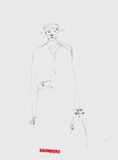 Raymond Saunders Original  Graphite Drawing 1985