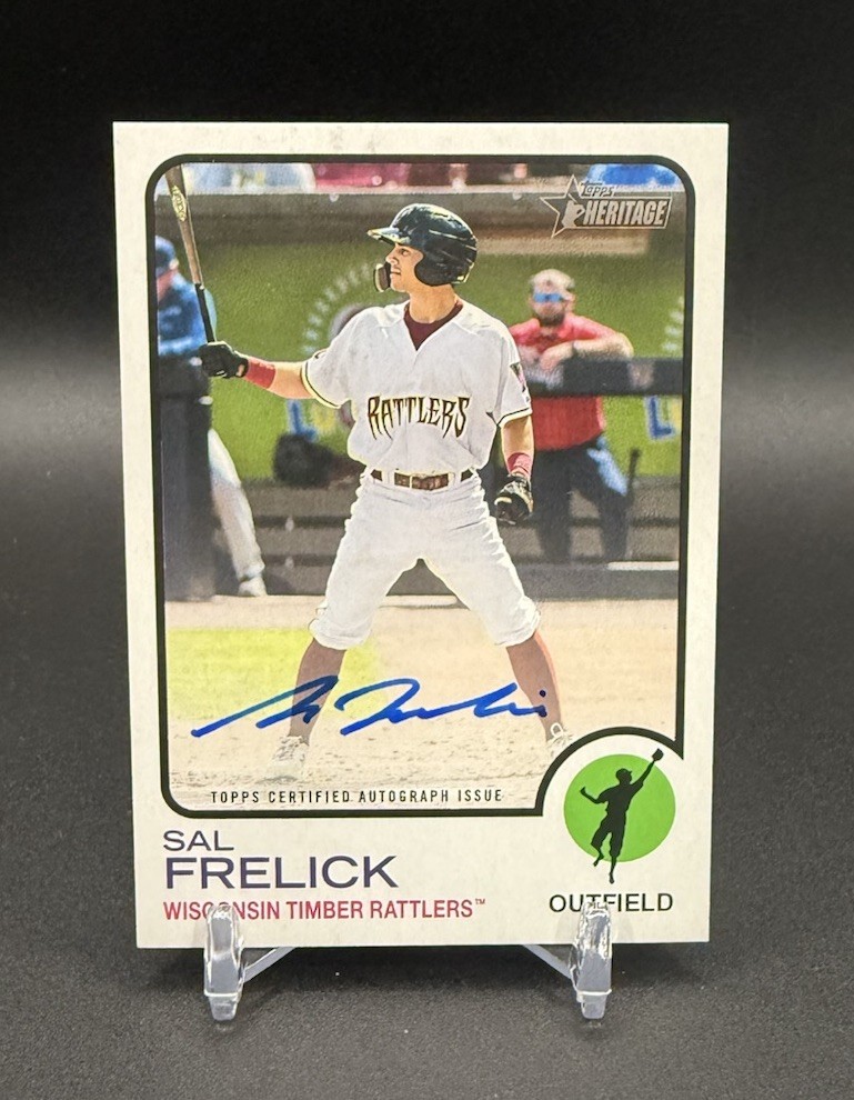 2022 Topps Heritage Minor League Real One Autographs #ROA-SF Sal Frelick