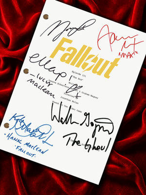 Fallout Signed Pilot Script, Reproduction & Walton Goggins & Cast