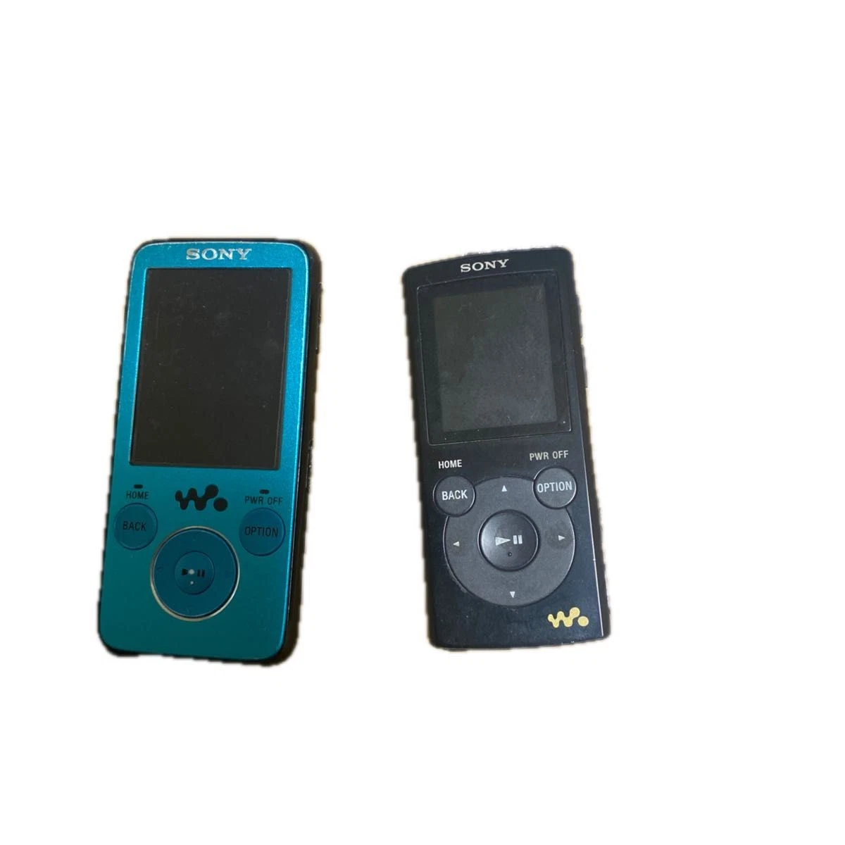 Lot de 2 lecteurs audio numériques Sony Walkman série S bleu noir testés d'oc...