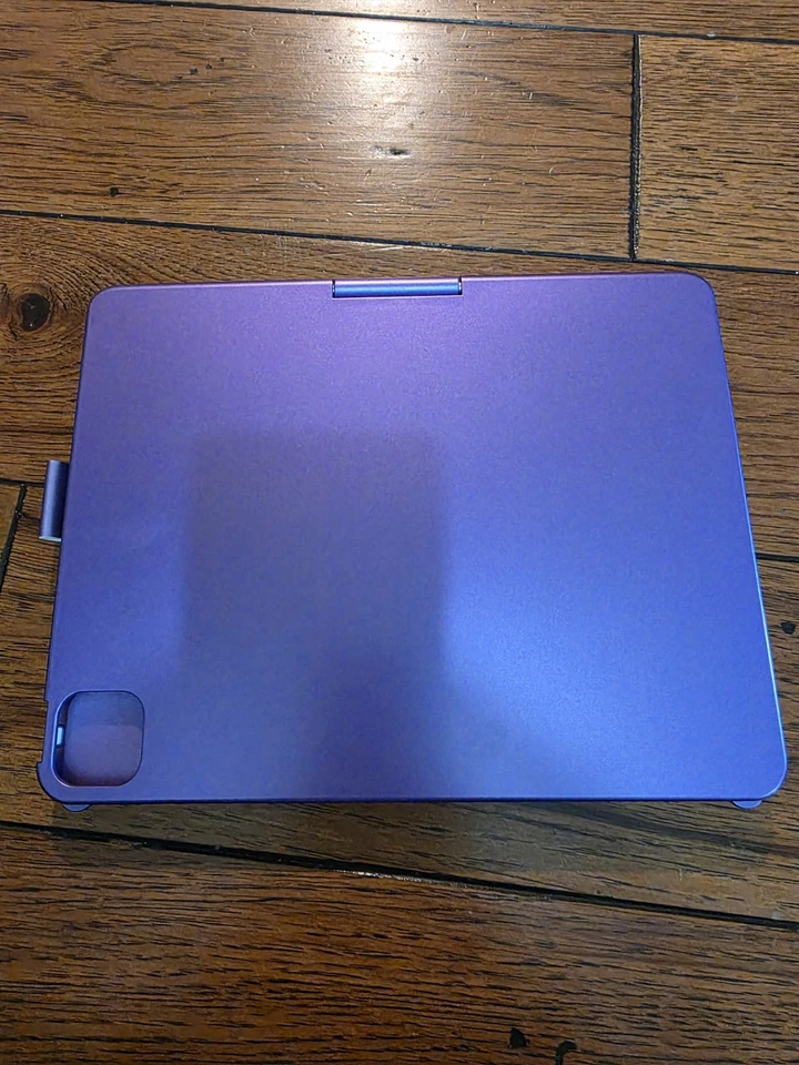Wireless Keyboard for Tablet 7in x 10in Aluminum Alloy Light Purple See Des. - Image 4 of 4