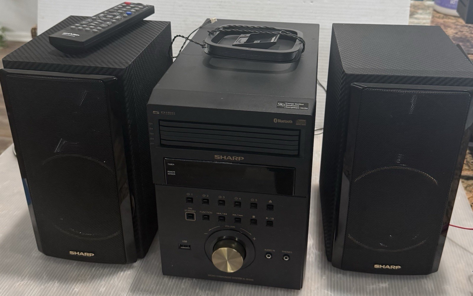 5 Disc Cd Changer Radio Bluetooth Usb ,usd