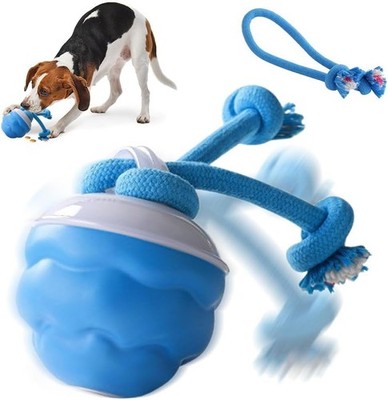3 Modi Elektrisch Hundespielzeug 360° Smart Rolling Pet Ball Mit 2 Kauschnüren
