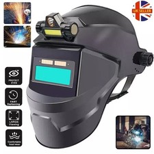 Auto Darkening Welding Helmet Mask Welders Arc Tig Mig Grinding Solar Powered UK