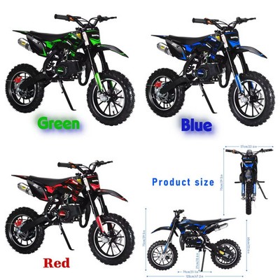 49cc Kids Dirt Bike 2 Stroke Gas Mini Off Road Motorcycle w Disc Brakes
