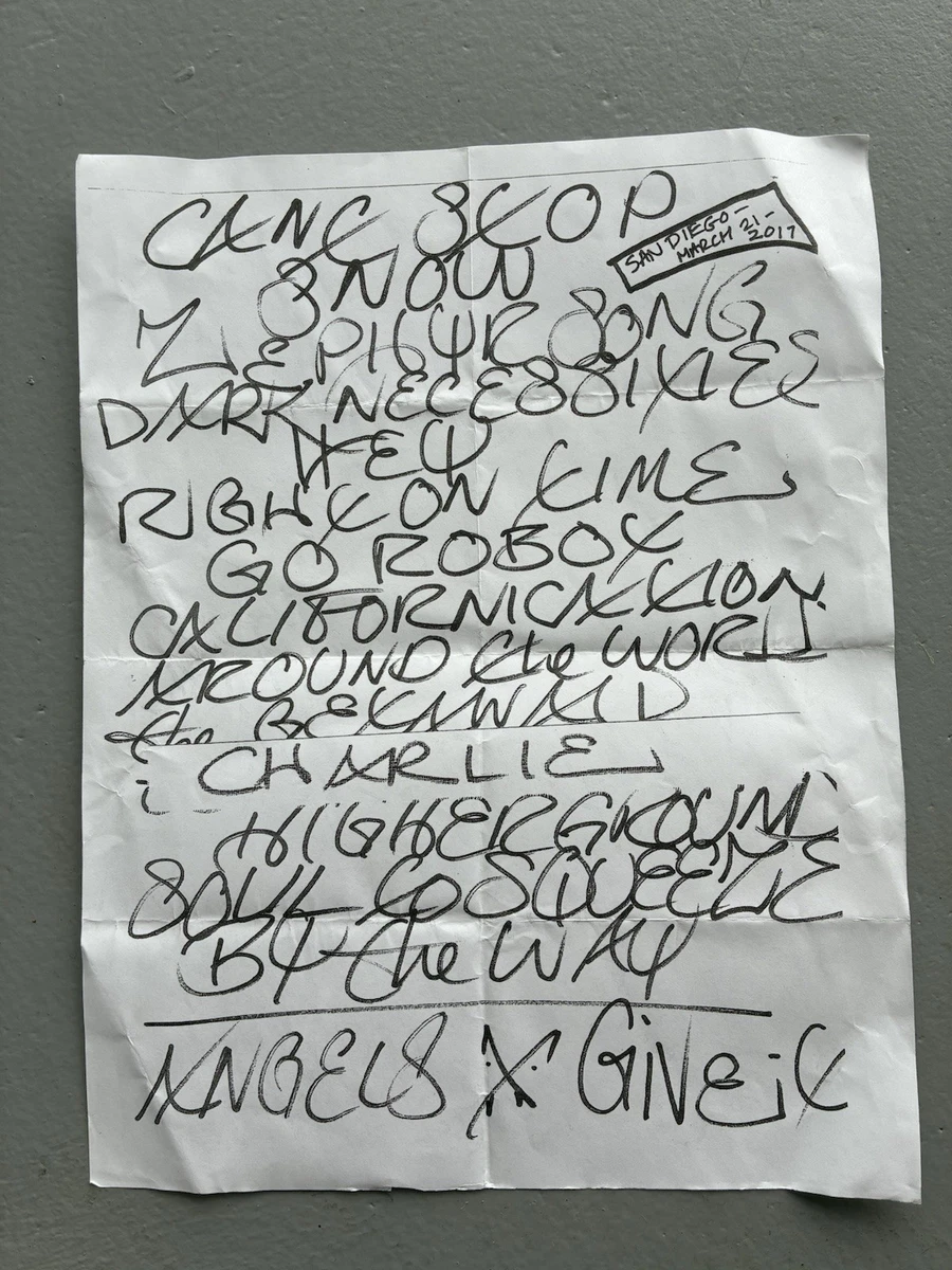 Original Red Hot Chili Peppers Memorabilia for sale | eBay