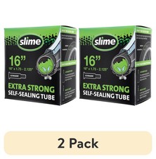 2 pack Extra Strong Self-Sealing Bicycle Tube Schrader Valve 16" x 1.75-2.125