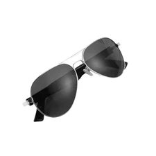 Polarized Bluetooth Sunglasses with Microphone Audio Classical Style Smart Gl...