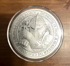 DESTINY KNIGHT-2OZ SILVER ROUND-KNIGHT/DRAGON DESIGN