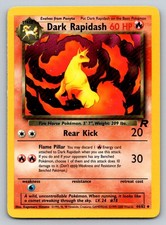 Dark Rapidash 44/82 NM Team Rocket Pokemon Unlimited
