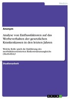 Anonymous | Analyse Von Einflussfaktoren Auf Das Werbeverhalten Der...