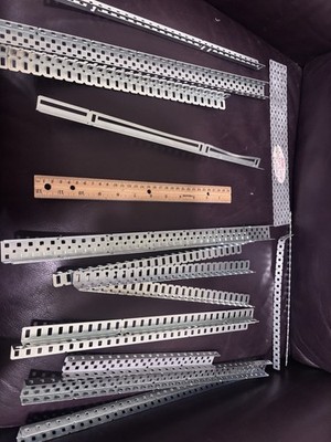 Large VEX IQ Metal Structural Expansion Lot   C-Channels, Rails, Plates & Beams