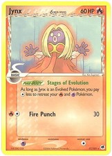 Pokemon Card - Dragon Frontiers 17/101 - JYNX (rare) - NM/Mint