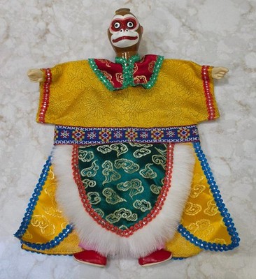 Chinese Opera Folklore Glove Hand Puppet - Sun Wukong - Monkey King  - Vintage