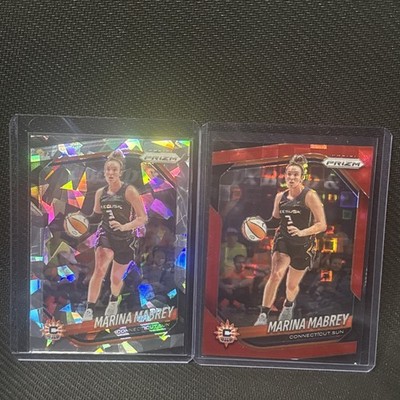 2025 Panini WNBA Prizm Marina Mabrey Red Pandora #/199 Sun