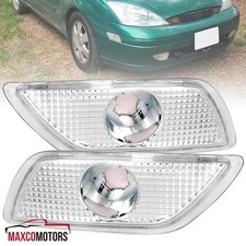 Bumper Lights Fits 2000-2005 Ford Focus Signal Lamps Pair Leftright 00-05