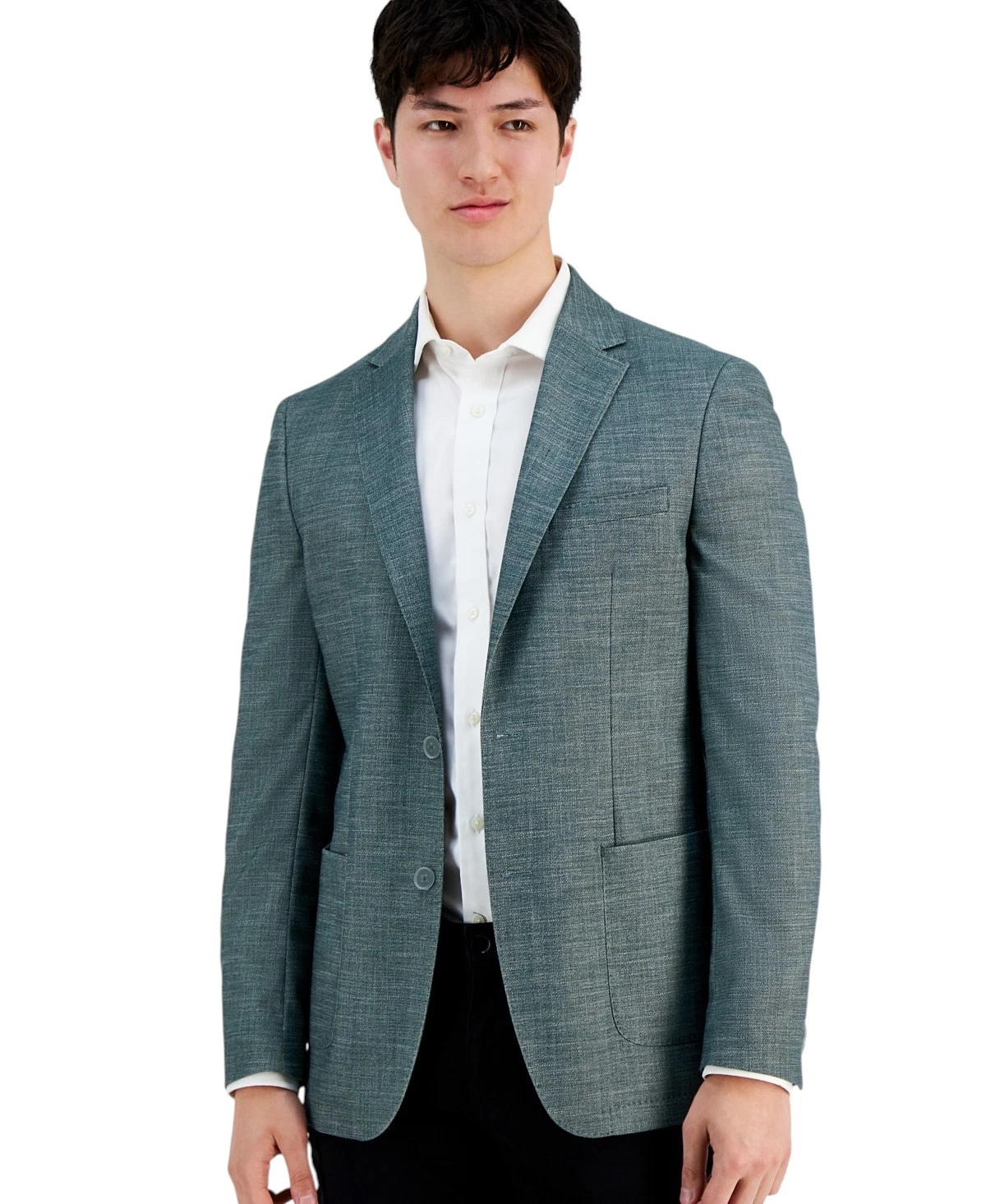 Calvin Klein Mens Slim fit Sport Coat Blazer 42 L Sage Green Solid
Opens in a new window or tab
