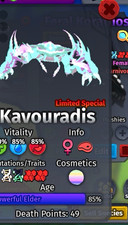 Creatures Of Sonaria CoS - Shimmer Bite Damage Glowtail Kavouradis