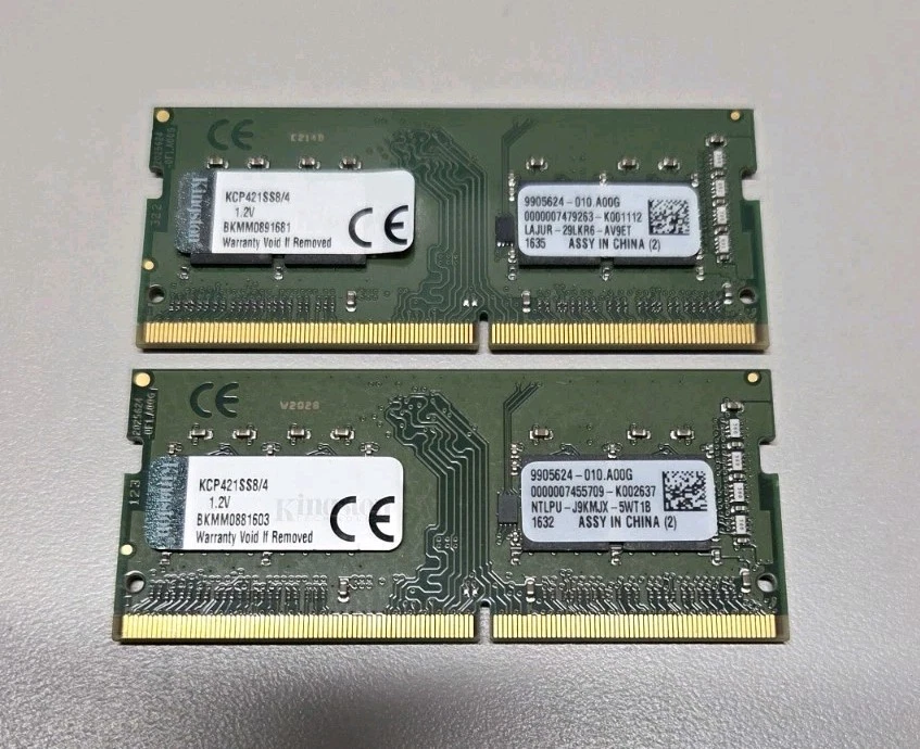 Kingston SO-DIMM Computer PC4-17000 (DDR4-2133) Bus Speed Memory