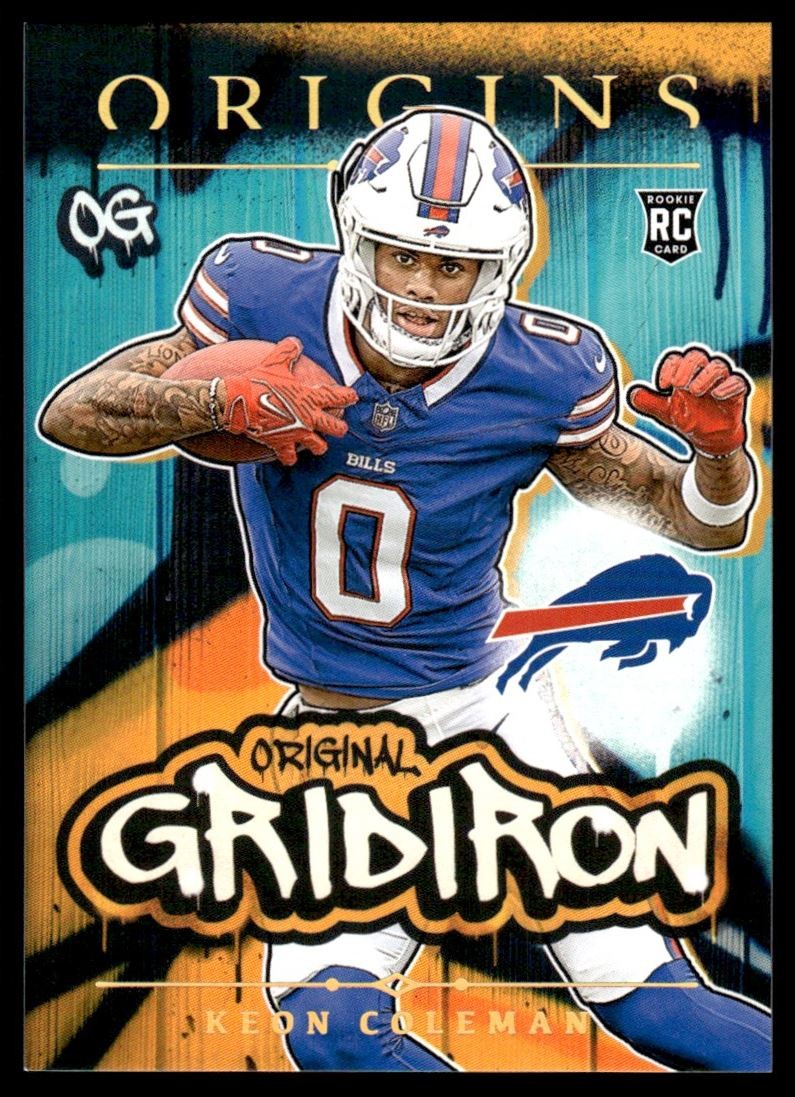 2024 Panini Origins Original Gridiron Orange Keon Coleman Buffalo Bills #15