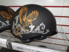 GMax HH-65 Corvus Helmet - with Peak - Matte Black/Tan L/XL/2XL