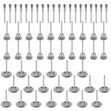 60Pcs Wire Brushes Set, 3 Shape Steel Wire Wheels Pen Brushe for Metal Rust R...
