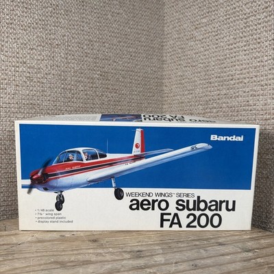 Bandai Aero Subaru FA 200 Prop Airplane Model Kit MIB 1/48 1970