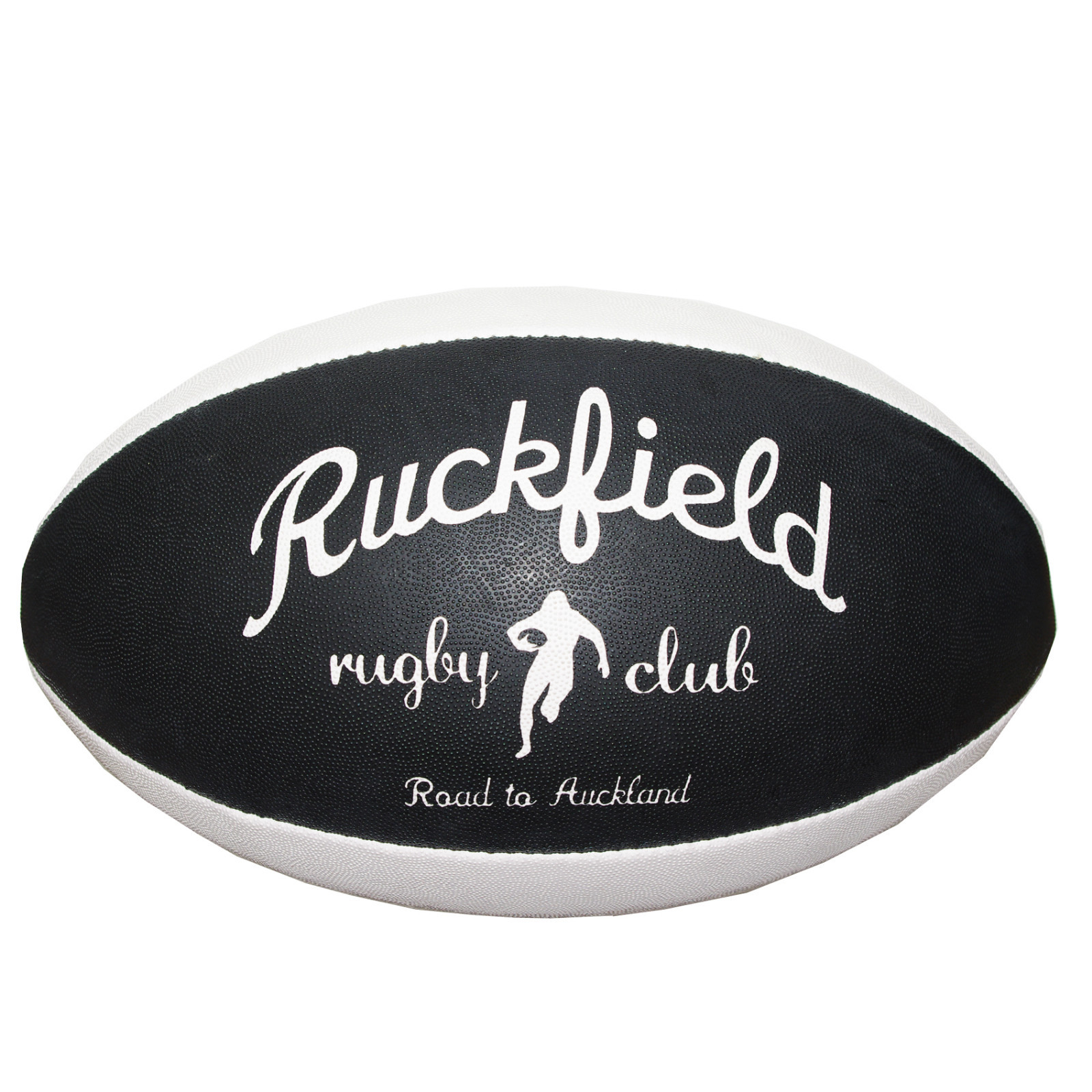 Ballon Rugby Ruckfield Cuir – Dédicacé Par Sébastien CHABAL – Collection