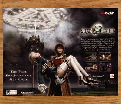 Shadow Hearts RRG Midway Aruze Corp - Video Game Print Ads Poster Promo Art 2002